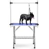 36" Folding Dog Pet Grooming Table Heavy Duty Stainless Steel pet dog Cat Grooming Table