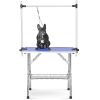 36" Folding Dog Pet Grooming Table Heavy Duty Stainless Steel pet dog Cat Grooming Table